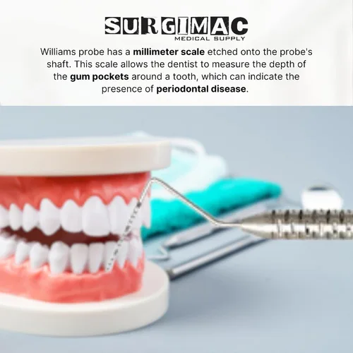 Vista 6 de SurgiMac Explorer 23 / Sonda UNC 15 Instrumento dental de doble extremo (paquete de 3)