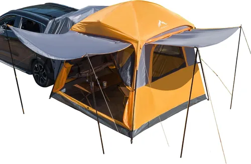Vista 8 de uniHimal SUV Tent for Camping,Waterproof PU2000mm, Fits 5-8 People,Spacious Double Layer Design, Includes Rainfly & Storage Bag, 8FT L x 8FT W x
