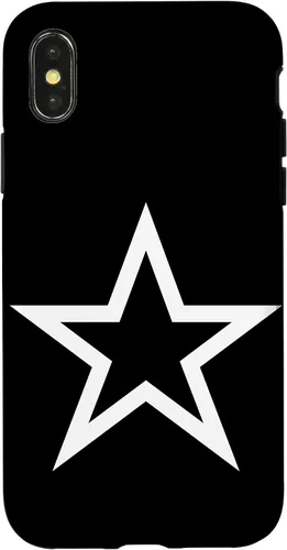 Vista 5 de Y2K Aesthetic Star - Carcasa para iPhone 17, diseño de estrella y negro