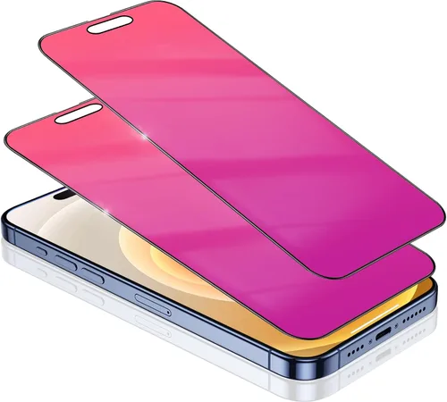 Vista 13 de Paquete de 4 protectores de pantalla de privacidad para iPhone 16 Pro Max de 6.9 pulgadas, vidrio templado para iPhone 16 ProMax, marco de luz