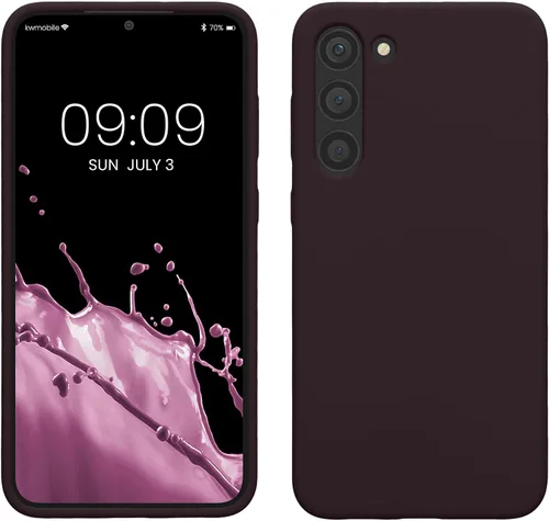 Vista 324 de kwmobile Funda compatible con Samsung Galaxy S9 - Funda de silicona TPU con acabado suave - Blue Reef