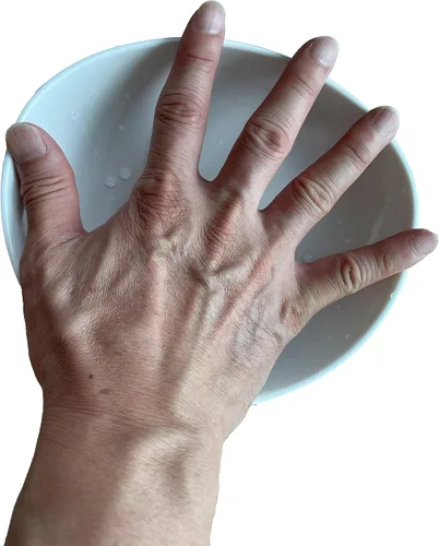 Vista 6 de Tazón de alimentación adaptativo para adultos mayores y discapacitados – Cuenco antiderrames para comer con una sola mano, artritis, Parkinson