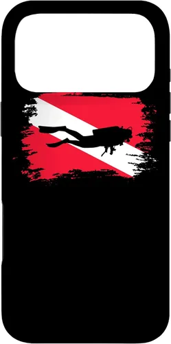Vista 22 de Funda con bandera de buceo para iPhone 16
