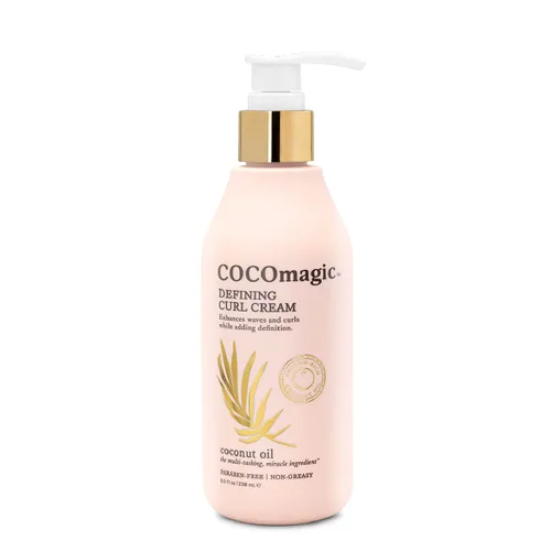 Vista 6 de Cocomagic Defining Curl Cream Control extra del encrespamiento Protege contra puntas abiertas y roturas Sin parabenos (8 onzas)