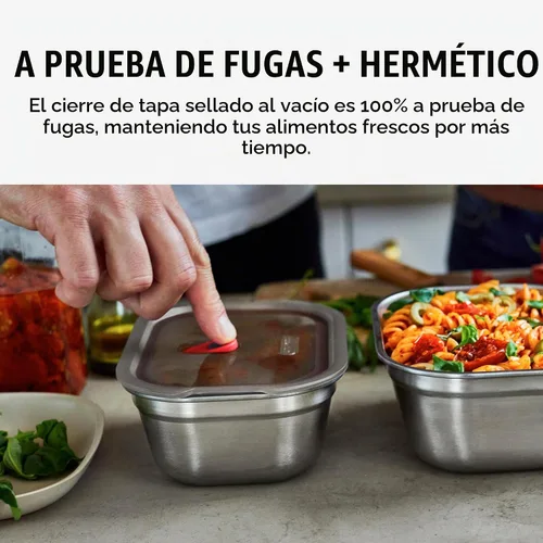 Vista 3 de Taza de almuerzo BLACK + BLUM - Recipientes reutilizables para preparar comidas para picnic y camping - Caja de almacenamiento de alimentos