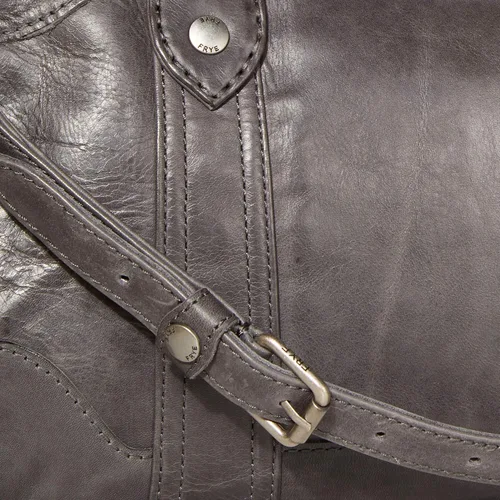 Vista 28 de Frye Melissa - Bolso de mano de piel con cremallera y correa ajustable para el hombro y asa superior