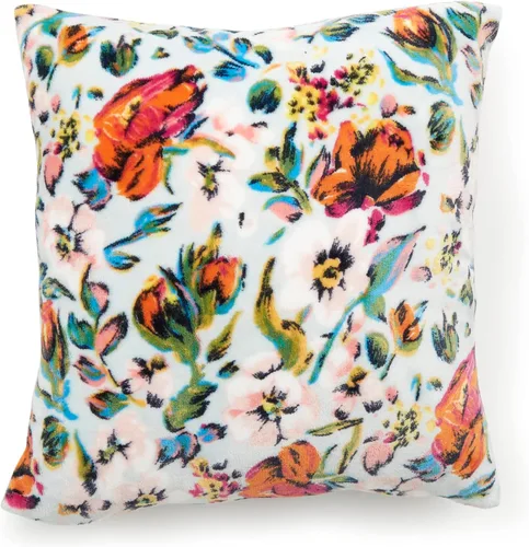 Vista 13 de Vera Bradley Almohada decorativa para mujer con inserto hipoalergénico extraíble, Chimenea a cuadros