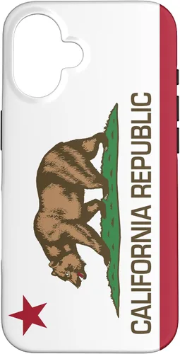 Vista 32 de Funda con la bandera de California para iPhone 17