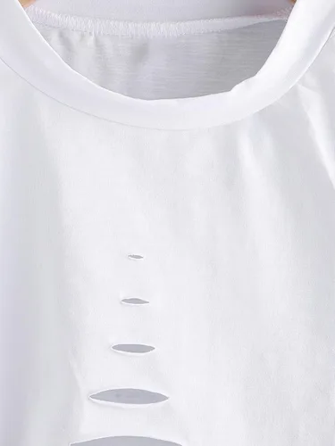 Vista 2 de SweatyRocks - Camiseta de manga corta para mujer