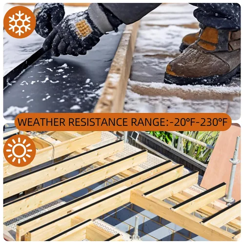 Vista 5 de Cinta para Viguetas de Cubierta de 1-5/8" x 50', 2 Rollos de Cinta Impermeable y Anticorrosión para Viguetas para la Parte Superior de Viguetas