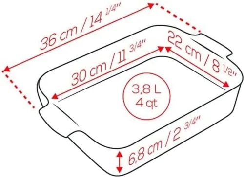 Vista 2 de Cerámica rectangular Baker Slate Color, 14.2 in – 14.25in Pizarra