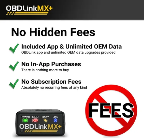 Vista 5 de OBDLink MX+ OBD2 - Escáner Bluetooth para iPhone, Android y Windows