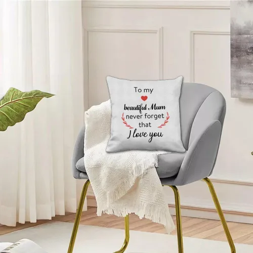 Vista 5 de Valentines Day Gifts for Mom Birthday Gifts Throw Pillow Covers 16X16 Mothers Day Presents for Mom from Daughter Son Mum Mama Gift Moms Gift Ideas