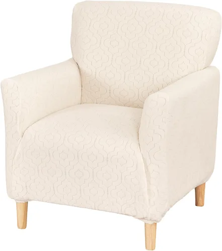 Vista 54 de FUANGUI Funda para Sillón de Banquete con Brazos Fundas para Sillas Elásticas Funda para Sillón Club Funda Suave para Sillón Sofá Cubiertas