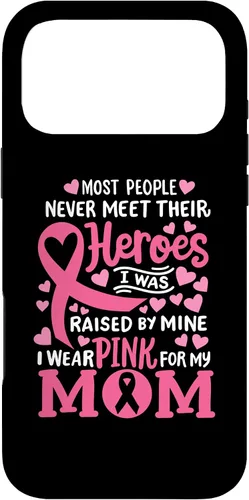 Vista 22 de Breast Cancer Awareness Wear Pink for My Mom Support Kids Case for iPhone 17