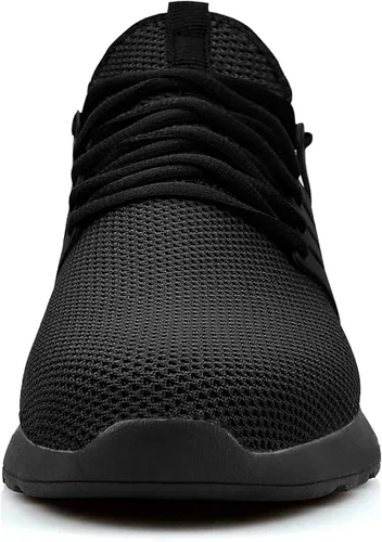 Vista 4 de tenis para hombre, antideslizantes, resistentes al deslizamiento, de punto.