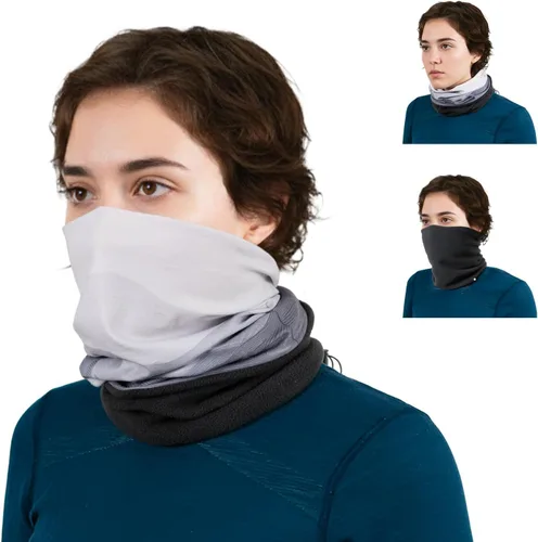 Vista 11 de Polaina de cuello de invierno, máscara de esquí, media pasamontañas, máscara facial para actividades de clima frío
