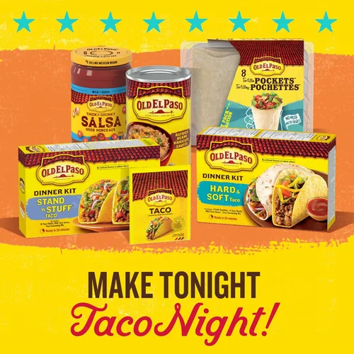 Vista 8 de Old El Paso Kit de cena de burrito, 510 g/18 oz {Importado de Canadá}