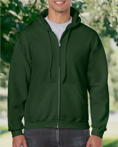 Vista 47 de Gildan Sudadera con capucha y cremallera completa para hombre