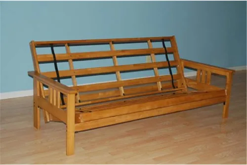 Vista 15 de Kodiak Futons Monterey - Marco de futón con cajones, incluido, color nuez Solo marco