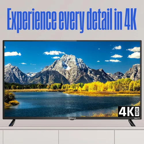 Vista 2 de Westinghouse TV 4K de 50 pulgadas y barra de sonido 5.1.2