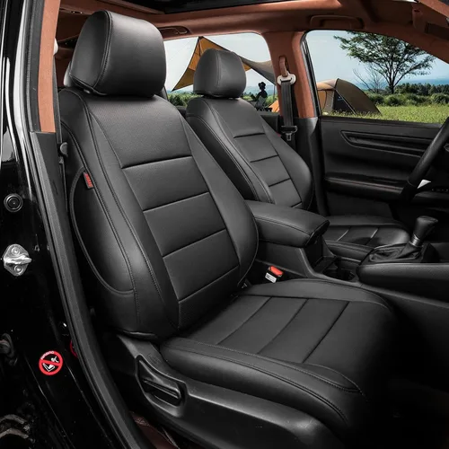 Vista 15 de coverdream CRV - Fundas de asiento de coche personalizadas para Honda 2012 Cuero sintético (beige)