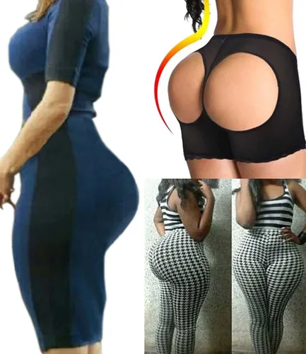 Vista 2 de FUT - Calzones de encaje levantacolitas para mujer