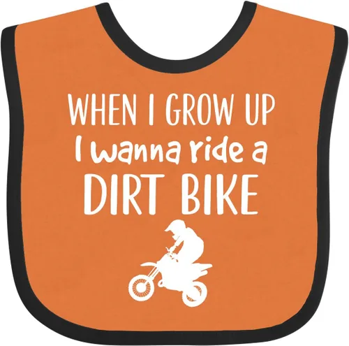 Vista 21 de inktastic Babero para bebé de motocross Future Dirt Biker