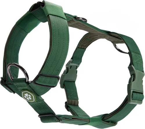 Vista 11 de Spark Paws Arnés para perro sin tirones con asa para perros grandes, arnés resistente para razas grandes y fuertes, ajustable, diseño halter
