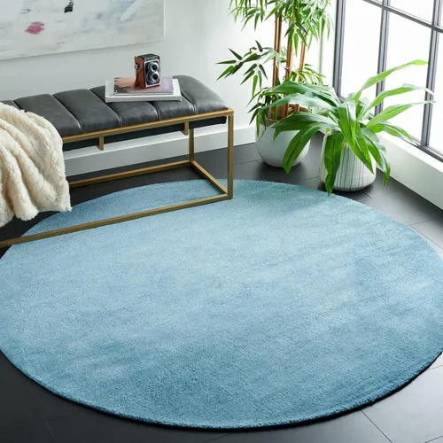 Vista 8 de SAFAVIEH Himalaya Collection - Alfombra decorativa, 2 x 3 pies, color azul, lana hecha a mano, ideal para zonas de alto tráfico en entrada, sala