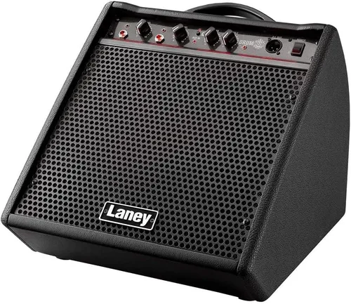 Vista 4 de Laney Monitor de tambor personal Drumhub DH80 con Bluetooth 80W woofer coaxial de 10 pulgadas