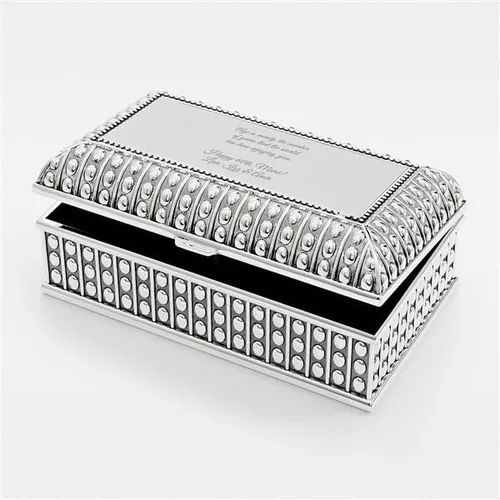 Vista 2 de THINGS REMEMBERED Caja de recuerdo rectangular antigua (personalización gratuita)
