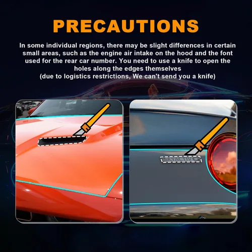 Vista 4 de Película protectora de pintura transparente precortada para automóvil autoadhesiva para Ford Mustang Shelby GT500 2021-2022 a prueba de lluvia