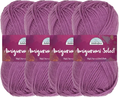 Vista 9 de JubileeYarn Amigurumi Select - Hilo acrílico DK - Begonia - 4 madejas