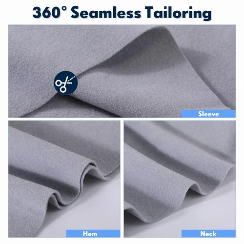 Vista 3 de 4 piezas de camisetas térmicas sin mangas para mujer, camisetas sin mangas para mujer, camisola de algodón, capa base cálida