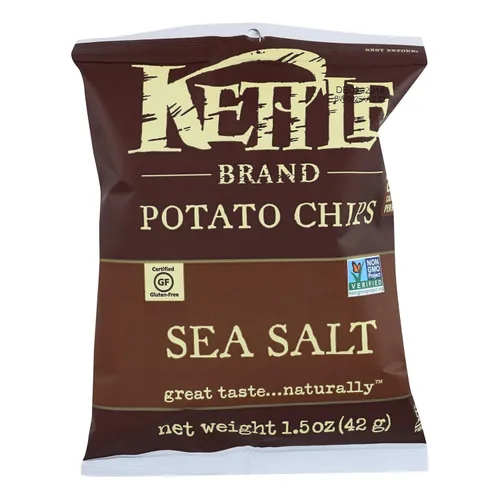 Vista 79 de Kettle Brand Papas Fritas, Backyard Barbeque Kettle Chips, Bolsa de Aperitivos, 1.5 Oz