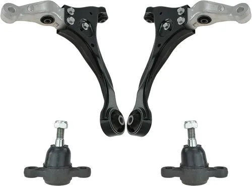 Vista 7 de TRQ Brazo de control superior e inferior del lado del conductor y del pasajero con juego de rótulas compatible con Chevrolet GMC 89-02