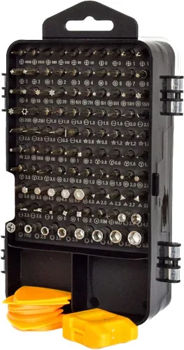 Vista 5 de General Tools Juego de destornilladores de precisión 662-117 piezas y kit de reparación de electrónica, kit de herramientas para computadora