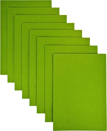 Vista 17 de Jtnohx - Fieltro rígido, hojas de fieltro de 2 mm de grosor para manualidades, cuadrados de tela de fieltro dura de 20,3 x 30,5 cm, 8 piezas