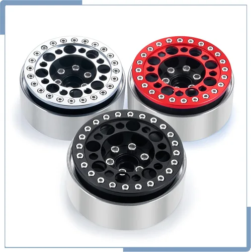Vista 6 de Zolikar - 4 anillos de rueda RC 2.2 Beadlock aleación de aluminio para escala 1/10 RC Crawler accesorios de automóvil SCX10 D90 Wraith 90048 90018