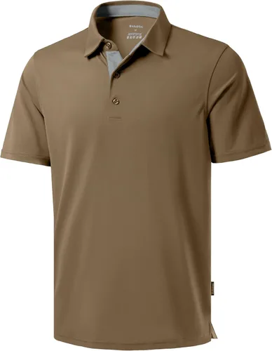Vista 24 de Polo de golf para hombre, secado rápido, absorbe la humedad, manga corta A-Negro