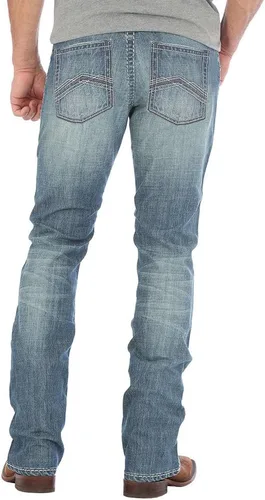 Vista 15 de Wrangler Jeans para hombre talla 44 slim straight lavado claro Negro