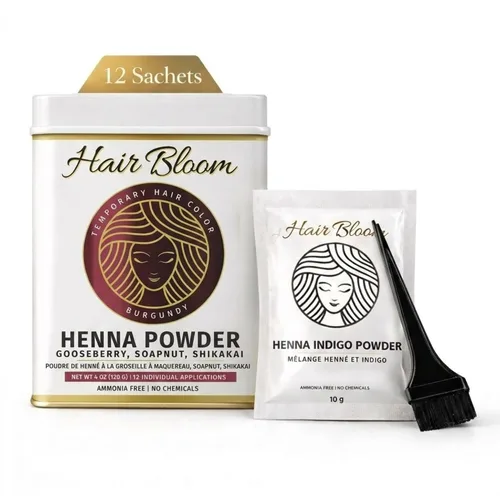 Vista 8 de Tinte Pride Of India para el cabello, en polvo, de hierbas y de 8.5 onzas