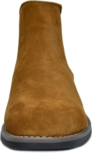 Vista 4 de Bruno Marc Botines Chelsea de piel de ante para hombre