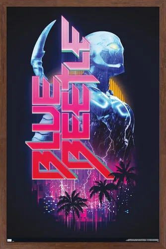 Vista 14 de Trends International Póster de pared de DC Comics Movie Blue Beetle Versión sin marco