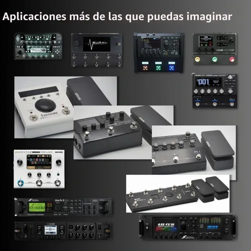 Vista 3 de Paint Audio Interruptor de pie Capitán Dual Salidas Pedal de expresión Multi-efectos Compatible para conexión punta/anillo
