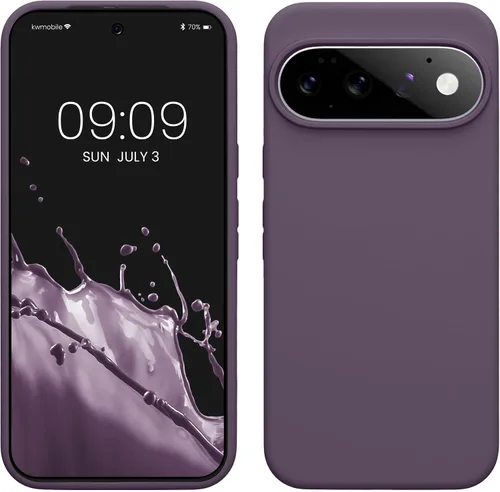 Vista 28 de kwmobile Funda Compatible con Google Pixel 6 - Funda de teléfono de silicona de TPU con acabado suave - Océano Profundo