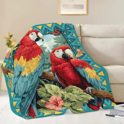 Vista 253 de Manta de águila con la bandera estadounidense y águila calva, regalos para niños, niñas, niños, adultos, mujeres y hombres, suave, acogedora, cálida
