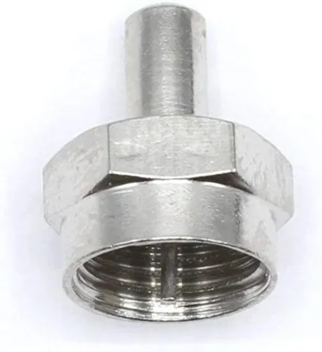 Vista 4 de THE CIMPLE CO Terminadores de 75 ohmios para extremos de cable coaxial, tapas coaxiales tipo F para puertos RF no utilizados, terminadores
