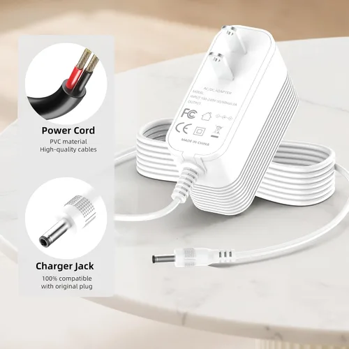 Vista 6 de Cargador de 5V 2A compatible con iRestore Professional Essential y Elite Recargable Cable de Alimentación de Batería de Repuesto